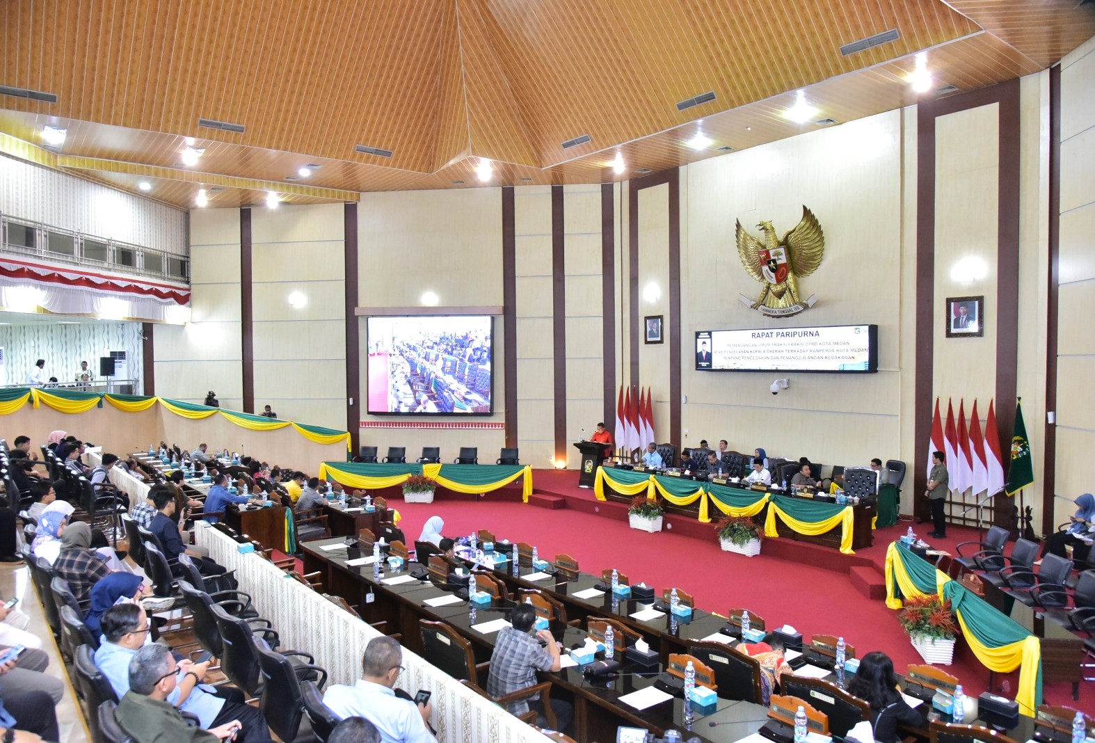 Sembilan Fraksi DPRD Kota Medan Menyetujui dan Memandang Perlu atas Ranperda Kota Medan Tentang Pencegahan dan Penanggulangan Kebakaran